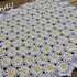 Crochet pattern daisy flower afghan