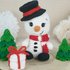 Frosty der Schneemann mit Schal und Hut - PDF Anleitung