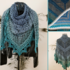 Crochet Pattern Triangular Scarf "Philomele"