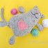 Playful Kitten Amigurumi Crochet Pattern Cat Plush Toy Sweet Cute