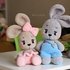 Sweetheart Bunnies Crochet Pattern Amigurumi stuffed baby toy