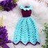 "ANNABEL" Dress with Hat for fashion dolls - crochetpattern