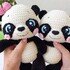 Yumi the Panda Crochet Pattern amigurumi