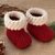 Baby-Stiefel „Santa“ (0-6 Monate), Häkelanleitung