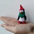 Penguin the miniature amigurumi crochet christmas decor