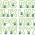 Stickdatei - Teddy Buchstaben Alphabet 10cm 13cm inkl. kleine Buchstaben