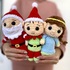 Crochet pattern SANTA, ELF and Angel Christmas toys - Amigurumi plush