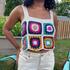 crochet granny square top pattern, made to measure