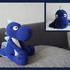 Crochet pattern: dino Valentin Blue!