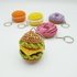 Schlüsselanhänger-SET Mini Hamburger, Macaron und Donut Häkelanleitung