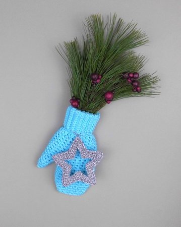Winter-Deko Handschuh für Tür & Wand - vielseitig und originell