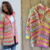 Crocheted Cardigan AQUARELL - with or without hood - seamless