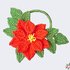 Crochet Pattern Poinsettia Wreath