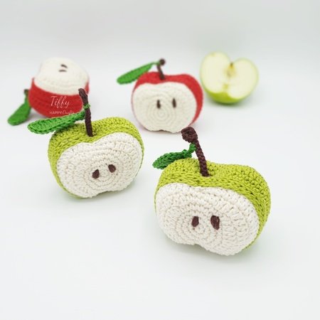 Amigurumi crochet apple pattern free - Receitas de Ferdi