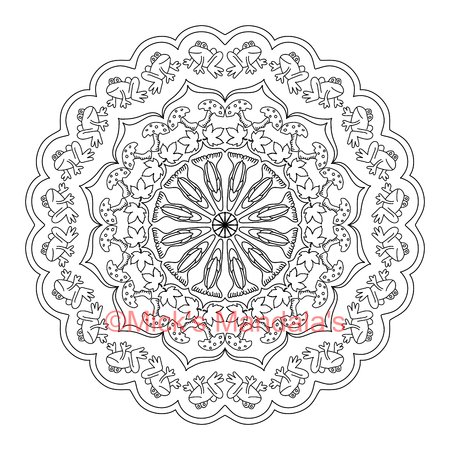 Colouring Books, Printable, Digital, 20 Cool Mandala's