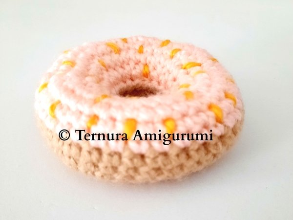 Handgemachte häkeln Donut Auto Spiegel Charme, Amigurumi Auto