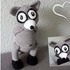 Crochet pattern for Patrick the raccoon!