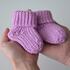 Crochet pattern baby socks look like knit, unisex 3 sizes, DIY baby gift