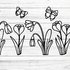 Spring Flowers Plotterdatei SVG DXF FCM