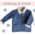 Schnitt und Anleitung Steppjacke mit Reißverschluss Gr.62-128