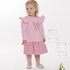 Schnittmuster Set, Kleid und Sweatshirt mit Rüschen für Mädchen SOPHIE