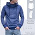 Hoodie Herren – E-Book Schnittmuster Gr. XS-4XL – Vanco #22