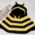 Bienen-Poncho für Fasching - Häkelanleitung, deutsch