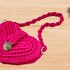 A crochet heart bag pattern