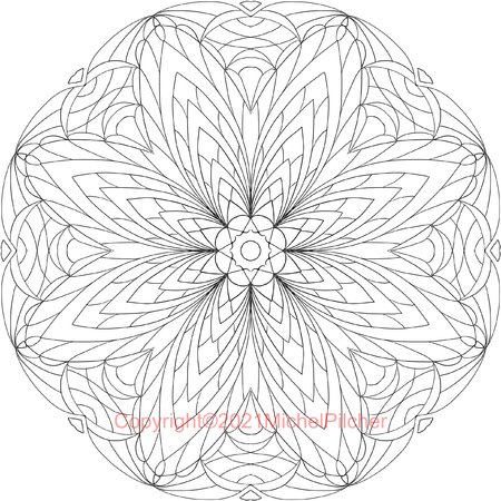 Printable Adult Colouring Book Digital, 10 Animal Shape Mandala's