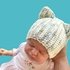 Crochet hat pattern, baby cat ear beanie, 4 sizes easy pattern for beginner