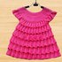 A Crochet Baby Dress PDF pattern