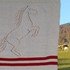 Knitting pattern blanket "horse"