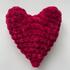 Fluffy Plush PDF Heart Crochet Pattern for Valentines Christmas tree