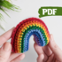 Rainbow  crochet pattern, easy crochet rainbow