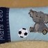 Elefant mit Fußball inkl. Kissen ITH Stickdatei