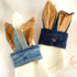 Easter deco sewing pattern, upcycle + fabric scraps sewing project, PDF