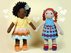 Summer Girls, Set Doll in 2 Variations + 2 Dresses, knitting pattern