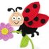 Ladybug crochet pattern applique