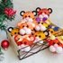 K098 Christmas tree bauble or decoration Tiger Girl and Boy by Zabelina