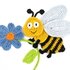 Bumblebee crochet pattern applique