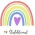 Boho Stickdatei, Regenbogen Stickdatei mit Herz, Stickdatei in 3 Größen