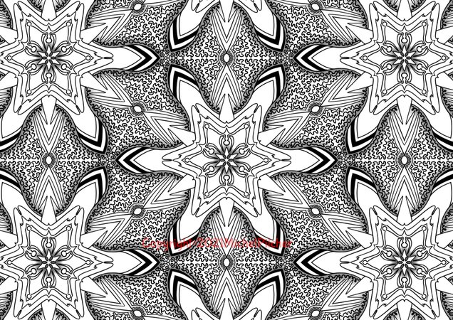 Printable Adult Colouring Book Digital, 10 Animal Shape Mandala's