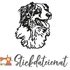 Australian Shepherd Stickdatei, Aussie Stickdatei, Stickdatei Hunderasse