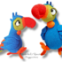 Crochet Pattern “Flip” The colorful parrot