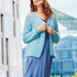 Klassischer Cardigan in Patent