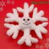 joy the snowflake knitting pattern Christmas decorations soft baby toys