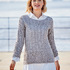 Zarter Pulli im Lacemuster