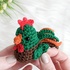 Rooster amigurumi pattern, crochet chicken, bird crochet pattern