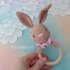 Baby rattle "Bunny Polly" - crochet pattern PDF