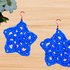 A Crochet star earrings PDF pattern